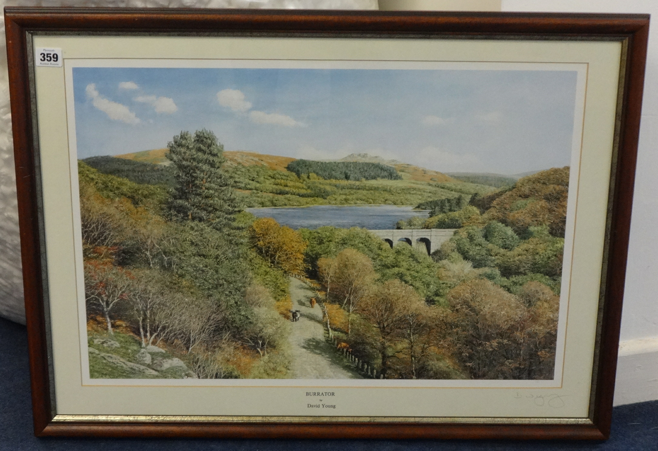 DAVID YOUNG, two signed prints including Kingsbridge and Burrator, one Limited Edition, the - Image 2 of 3