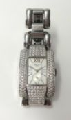 CHOPPARD, LA STRADA, a stainless steel and diamond quartz ladies wristwatch, number 1193598 -