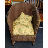 A Lloyd Loom chair