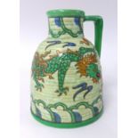 Charlotte Rhead Manchu jug, signed to base