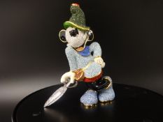 Swarovski Crystal glass 2005 Signature Series The Jewelled Brave Little Tailor, Authentic Arribas