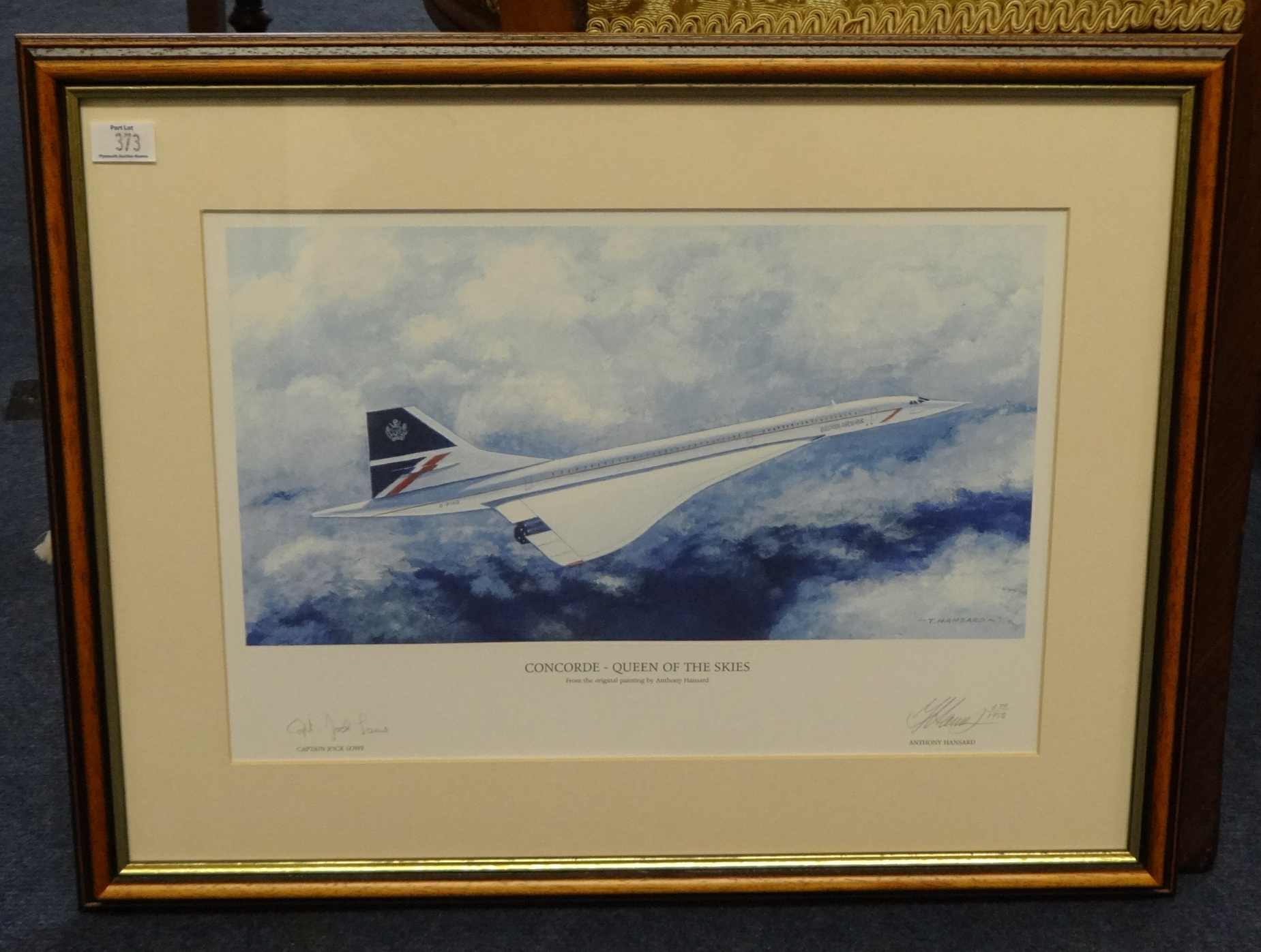 DAVID KEARNEY print 'Perfect Timing' 163/1950 t/w Concorde- Queen Of The Skies' (2) - Image 2 of 2
