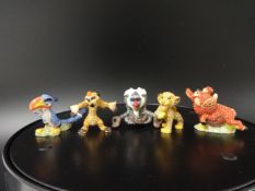 Swarovski Crystal glass Lion King collection, hand cut crystals. limited to 750 sets world wide,