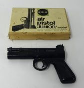 A Webley junior mark 1 pistol in original box (excellent condition)