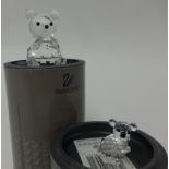 Swarovski crystal glassOne large Teddy bear and one Koala bear (2).