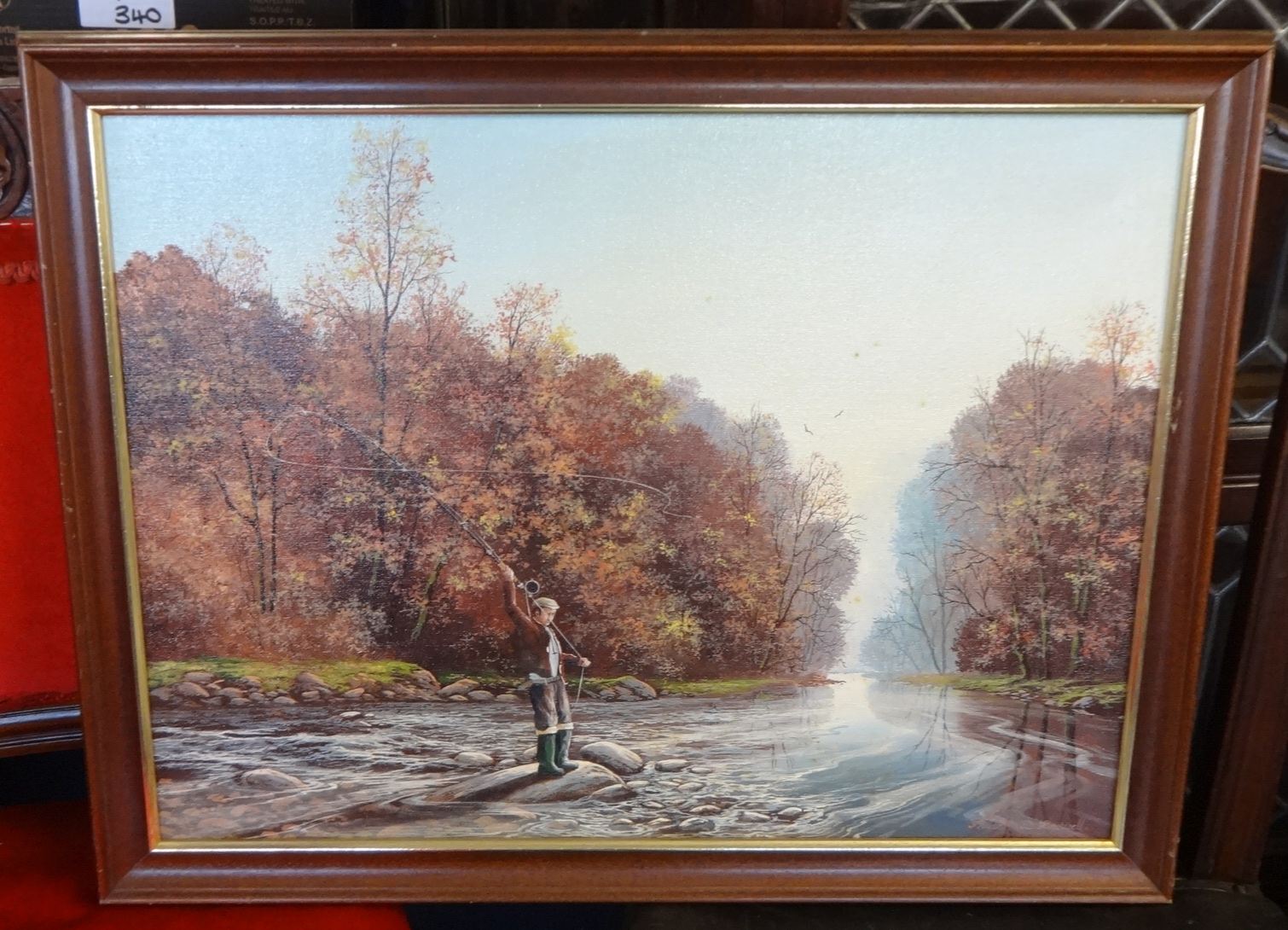 BRIAN HORSWELL two signed paintings, oil on canvas, 50cm x 60cm (2)