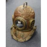 A replica Russian divers helmet