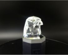Swarovski Crystal glass Falcon head.