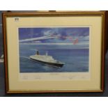 DAVID KEARNEY print 'Perfect Timing' 163/1950 t/w Concorde- Queen Of The Skies' (2)