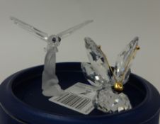 Swarovski Crystal glass A Dragonfly, a Butterfly (2).