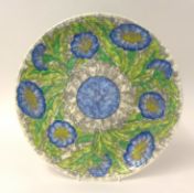 Charlotte Rhead Carnation patterned wall charger