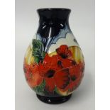 A Moorcroft pottery vase, Forever England, height 14cm, 7/5