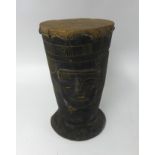 An African tribal drum.