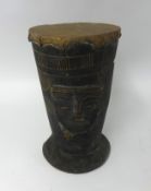 An African tribal drum.