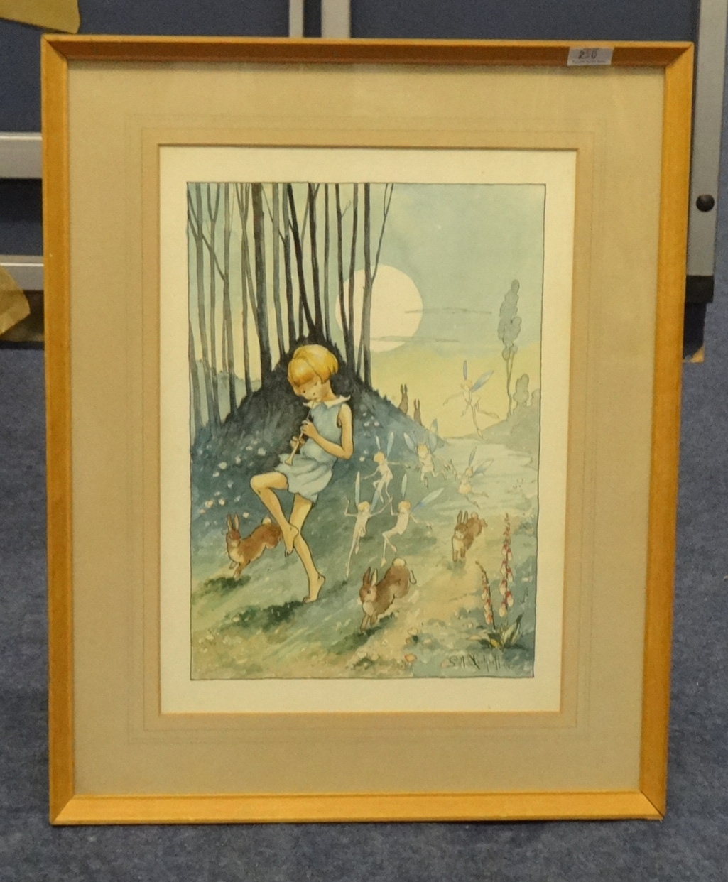 Four pictures including Harry Rountree signed print, after G M Luckratt print of a fairy and etc - Image 2 of 4