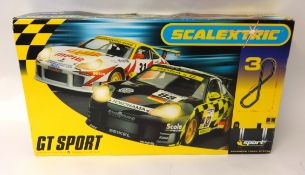 Scalextric GT sport set, boxed.