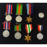 Two WWII groups of medals in original box's awarded too Lt Laborda and Miss D Nash also a