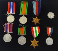 Two WWII groups of medals in original box's awarded too Lt Laborda and Miss D Nash also a
