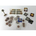 A quantity of various general coins including commemorative English etc.