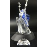 Swarovski Crystal glass Magic of Dance Series Isadora 2002, with plaque and stand.