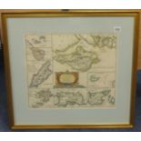 A map by Robert Morden 'The Smaller Islands in the British Ocean' 37cm x 42cm