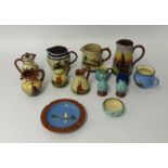 Collection of various Torquay pottery