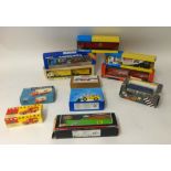 A mixed collection of Corgi including Volvo rigged truck and CC trailer TY86712, Volvo 4 wheeled