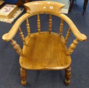 A captains elm and beech chair (for restoration).
