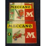 Meccano Set No 6 together with Meccano Set No 4 (2)