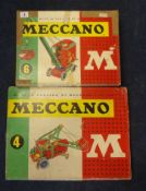 Meccano Set No 6 together with Meccano Set No 4 (2)