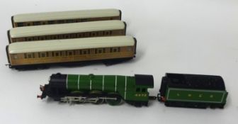 Various model railway including Hornby loco Flying Scotsman