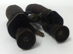 A pair of U.S.A. Bausch & Lomb binoculars with inscription for heroic act 'From the President of the