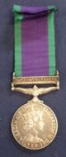 A Northern Ireland Campaign Medal.