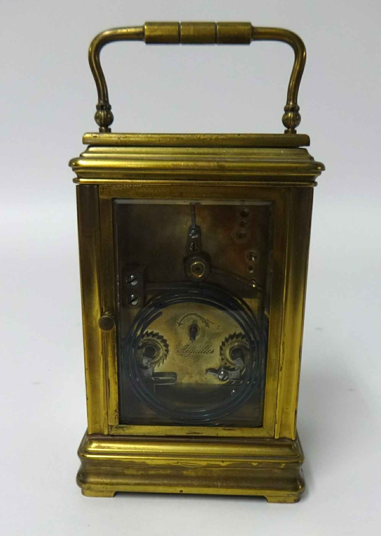 A carriage clock, C.H.Cornish, Plymouth. - Image 3 of 3