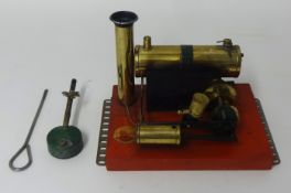 A Bowman steam stationary engine with box