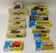 A collection of Corgi Classics including Scammell Highwayman tanker 97840, Bedford articulated truck