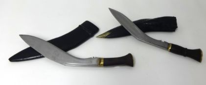 Two WWII Kukri knifes