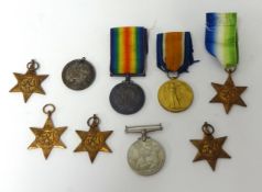 Various WWI and WWII medals including boxed Great War pair too CPL P.J.GLOVER R.A.F.(D 4252824)