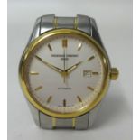 Frederique Constant, a Gents stainless steel wrist watch, automatic, with original box.