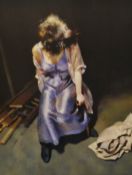 Robert Lenkiewicz (1941-2002) 'Esther (Spotted Dress)' limited edition signed print no 182/475,