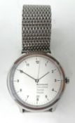 Mondaine, a Gents SS Swiss wrist watch, boxed as new.