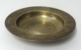 A silver dish,18cm diameter, CS, approx 10.50oz.