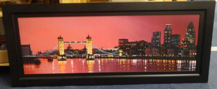 Neil Dawson - 'I Love London' giclee on board, edition number 14/150, certificate verso, 120cm x