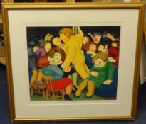 Beryl Cook (1926-2008) 'Ladies Night', signed silkscreen print, No 235/300, 51cm x 56cm.