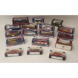 Collection Corgi models including omnibus and trackside models (24)