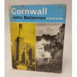 A shell guide book by John Betjeman, signed by the author.