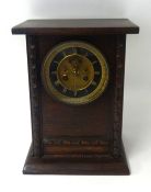 A French clock, the movement signed Samuel Marti, (with key) 33cm.