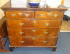 Early 19th century chest of drawers width 105cm
