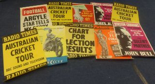 A collection of ten1950's/60's newsagents posters.