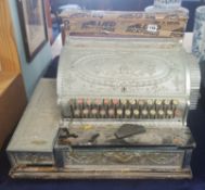 A vintage ornate cash register till.